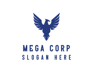 Flying Falcon Bird logo design