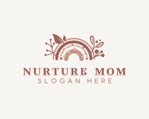 Postnatal - Rainbow Daycare Nursery logo design