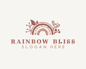 Rainbow Daycare Nursery logo design