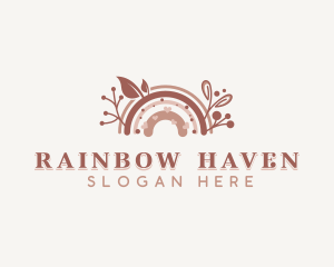 Rainbow Daycare Nursery logo design