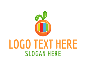 Orange - Orange Fruit Television logo design