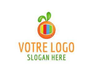 Orange - Orange Fruit Television logo design