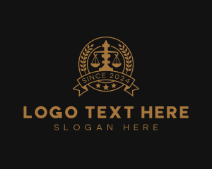 Notary - Paralegal Notary Attorney logo design
