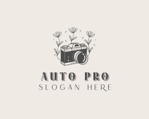 Photography - Floral Camera Photography logo design