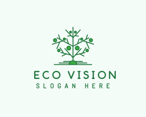 Green Tree Forestry  logo design