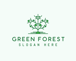 Green Tree Forestry  logo design