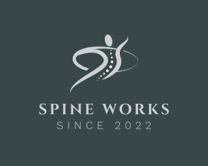 Spine - Body Spine Chiropractor Doctor logo design