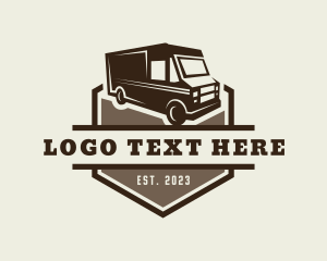 Haulage - Truck Dispatch Delivery logo design