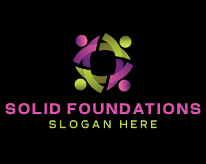 Social - People Organization Charity logo design