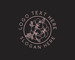 Simple Flower Boutique Logo