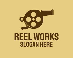 Film Reel Cannon logo design