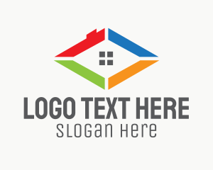 Contractor - Colorful Housing Property logo design