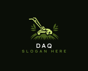 Lawn Mower Landscaping Logo