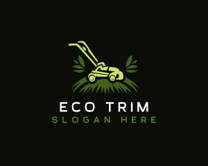 Lawn Mower Landscaping logo design