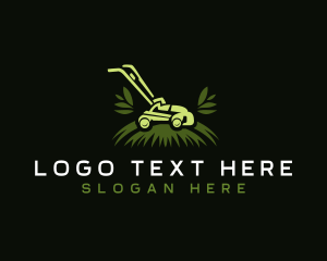 Grasscutter - Lawn Mower Landscaping logo design
