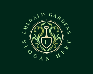 Elegant Garden Shovel logo design