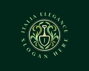 Elegant Garden Shovel logo design