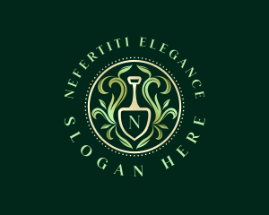 Elegant Garden Shovel logo design