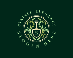 Elegant Garden Shovel logo design