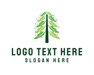 Pine Feather Tree Logo