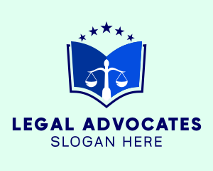 Law School Library  logo design