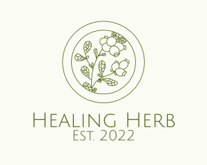 Green Herb Spice  logo design