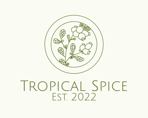 Green Herb Spice  logo design