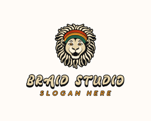 Jamaican Lion Rastafari logo design