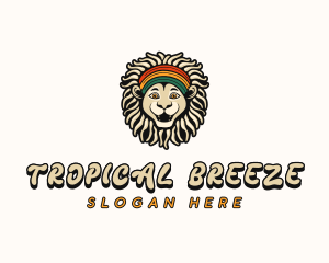 Jamaican Lion Rastafari logo design