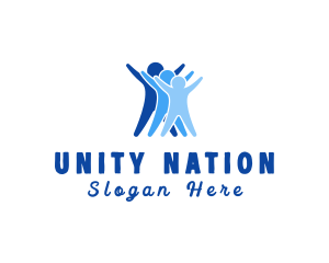 People Unity Foundation logo design