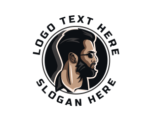 Sunglasses - Man Beard Barber logo design