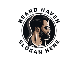 Beard - Man Beard Barber logo design