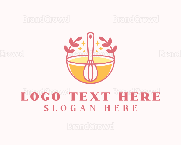 Baking Whisk Bowl Logo