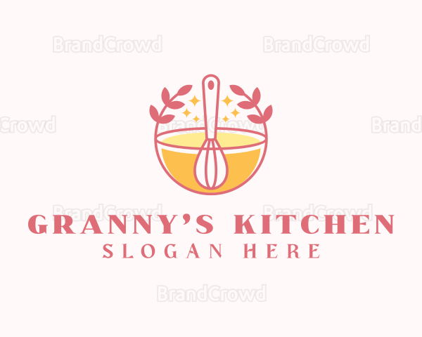 Baking Whisk Bowl Logo