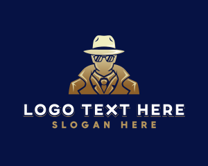 Mysterious Man Detective logo design