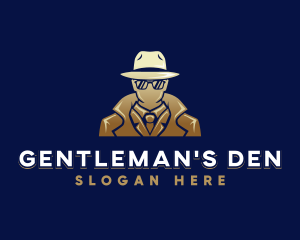 Mysterious Man Detective logo design