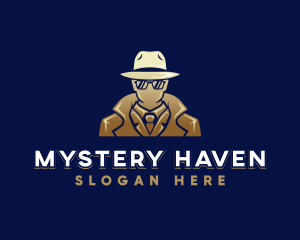 Mysterious Man Detective logo design