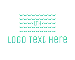 Tide - Green Ocean Waves logo design