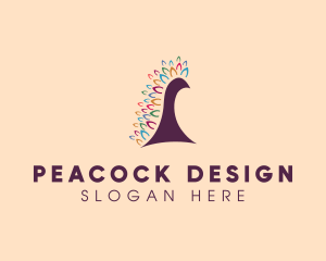 Peacock - Peacock Bird Avian logo design