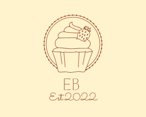Wheat Bread - Strawberry Cupcake Bakery logo design