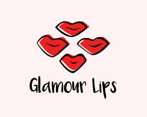 Sexy Pouty Lips logo design