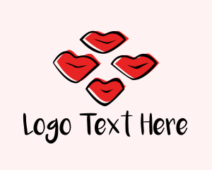 Cosmetics - Sexy Pouty Lips logo design