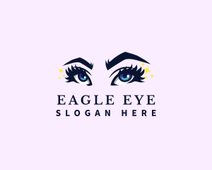 Woman Beauty Eye Salon logo design