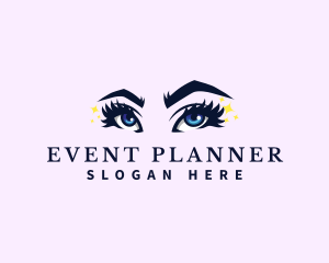 Female - Woman Beauty Eye Salon logo design
