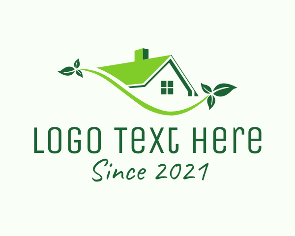 Sustainable - Eco Friendly Housing logo design