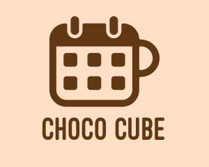 Mug - Brown Calendar Mug logo design