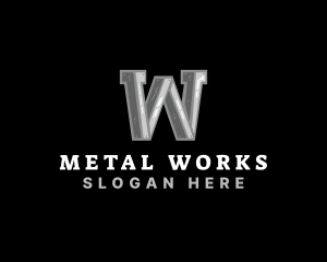 Metal - Steel Fabrication Metal logo design