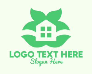 Home Builder - Green Home Garden logo design