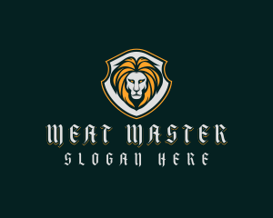 Carnivore - Shield Lion Badge logo design