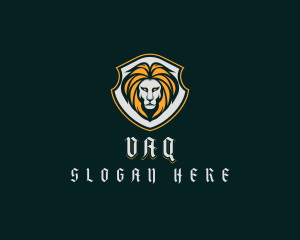 Beast - Shield Lion Badge logo design